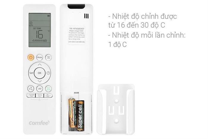 Điều Hoà Comfee Inverter 9.000 BTU 1 Chiều CFS-10VCB1